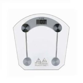 Digital Bathroom Scale 396 Lb/180kg Glass Lcd Body Weight SteP-On Accurate