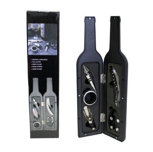 5-Piece Wine Bottle Corkscrew & Accessory Set Gift