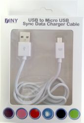 Wholesale USB to Micro USB Sync Data Charger Cable V8