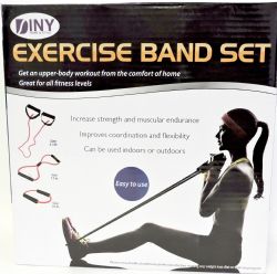 Wholesale Fitness Exercise Band Set with Storage Bag