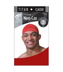 Wholesale 2 Pack Stocking Wave Cap Red