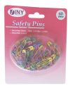 Wholesale 60 Assorted Sizes and Colors Safety Pins