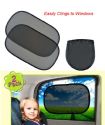 Wholesale Auto Car Sun Shades 2 pc Set with Carrying Case Clings To Window