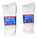Wholesale Dr Sol Mens White 3 pack Diabetic Socks