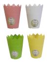 Wholesale 7 Inch Tall Flower Pot Assorted Colors