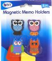 Wholesale 4 Pack Owl magnetic Memo Holders