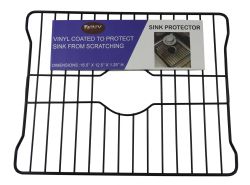 Wholesale Vinyl Coated Sink Protector Avoid Scratching Sink Black