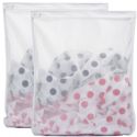 Wholesale 2 Pack Reusable Mesh Lingerie Intimates and Undies Machine Laundry Bags with Zippers