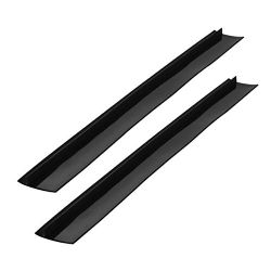 Wholesale Dependable Set of 2 Stove Counter Gap Cover Black