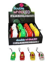 Wholesale Double White LED Mini Flashlight