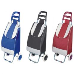 Wholesale Shopping Cart on Wheels Canvas Assorted Colors