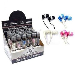Wholesale Stereo Digital Sound Silicone Earphone