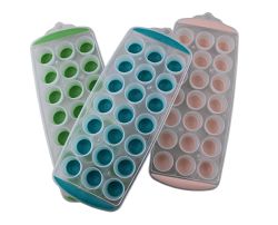Wholesale Flexible Silicone Ice Cube Tray Easy Pop Out