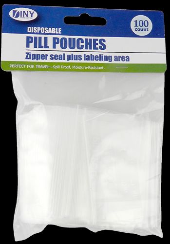 katelle Disposable Pill Pouches 100 Count