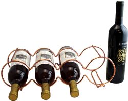 Dependable Products Rosegold Stackable Wine Rack