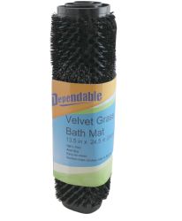 Wholesale Black Bath Mat Grass Texture Spa Style Foot Scrubber