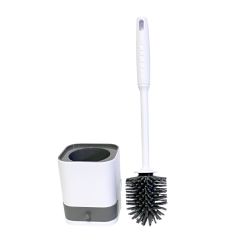 Wholesale Silicone Bathroom Toilet Brush with Holder Floor Standing & Wall Mounted