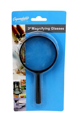 Wholesale Magnifying Glass 3 Inch Lens with 4X Magnification 6 Inch Long -  at 