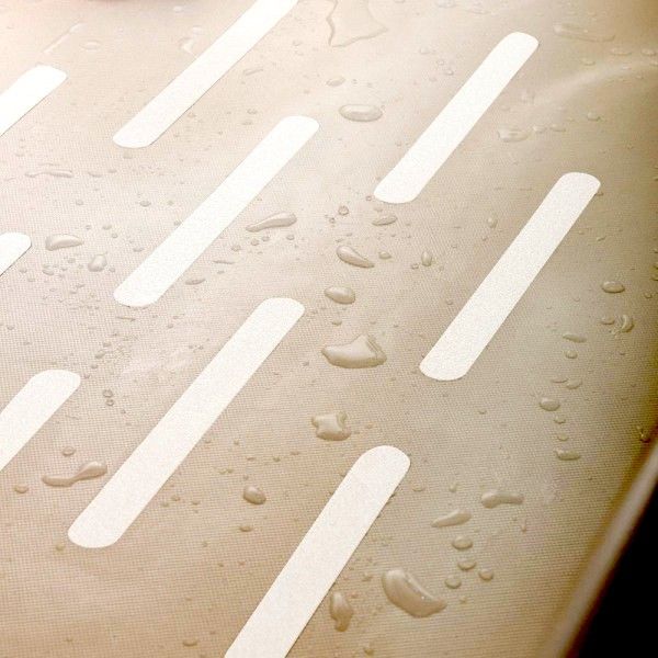 Set Of 6 8" Bathtub Shower Safety Self Adhesive Treads Non Slip Strips Bath Accessories