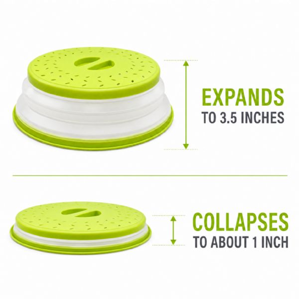 Wholesale Silicone Folding Collapsible Microwave Cover Splatter Screen