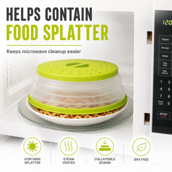Wholesale Silicone Folding Collapsible Microwave Cover Splatter Screen