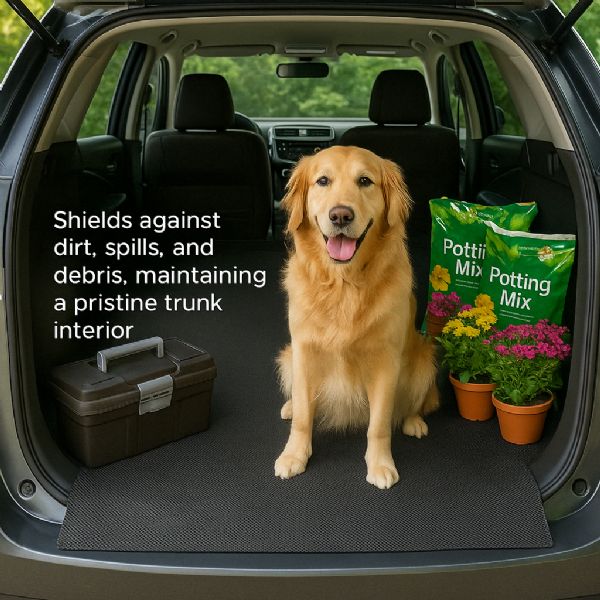 Wholesale Premium NoN-Slip Car Trunk Mat Cargo Liner Universal CuT-TO-Fit Protects Against Dirt Size 39" X 47"
