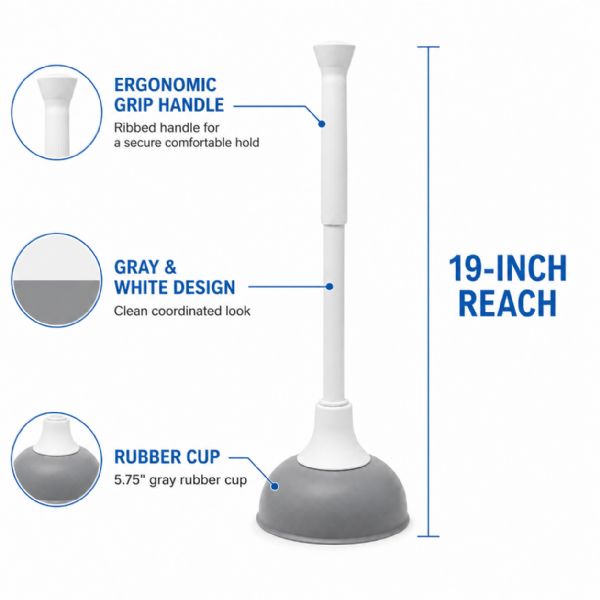 Wholesale Toilet Plunger 19 Inch