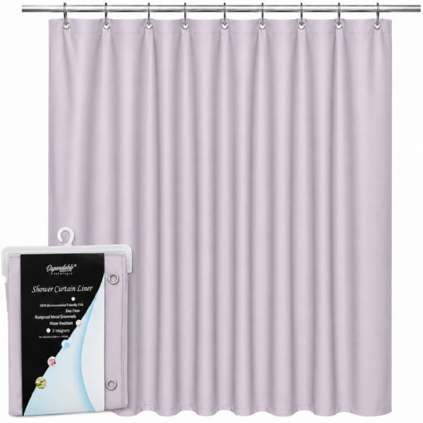 Wholesale Eva Shower Curtain Liner Lilac