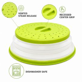 Wholesale Silicone Folding Collapsible Microwave Cover Splatter Screen