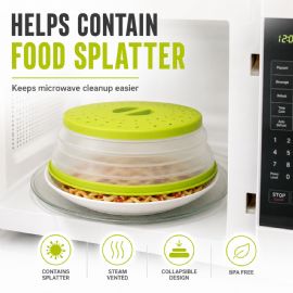 Wholesale Silicone Folding Collapsible Microwave Cover Splatter Screen