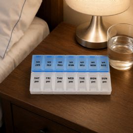 Wholesale Large Pill Organizer 7 Day 2 Times A Day Weekly Am pm