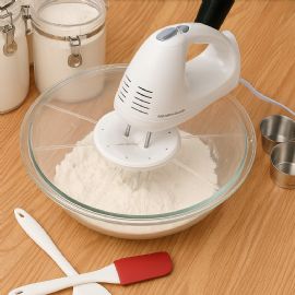 12" Mixing Bowl Splatter Guard Bpa Free Fits Most Hand And Electric Mixers White Splatter Shield