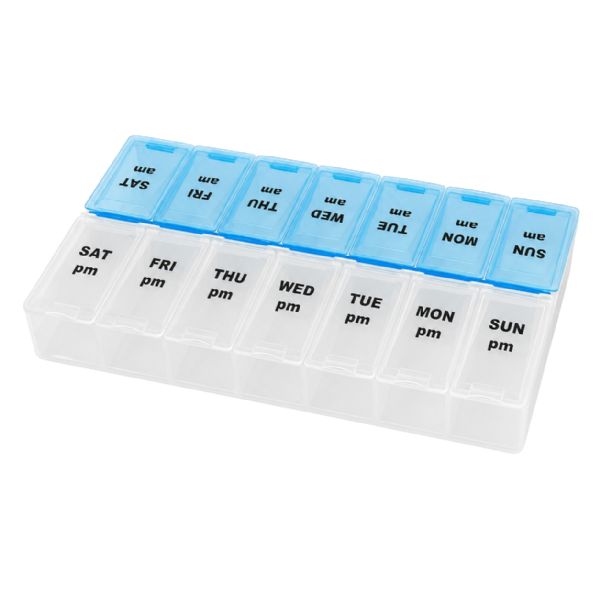 Wholesale Large Pill Organizer 7 Day 2 Times A Day Weekly Am pm