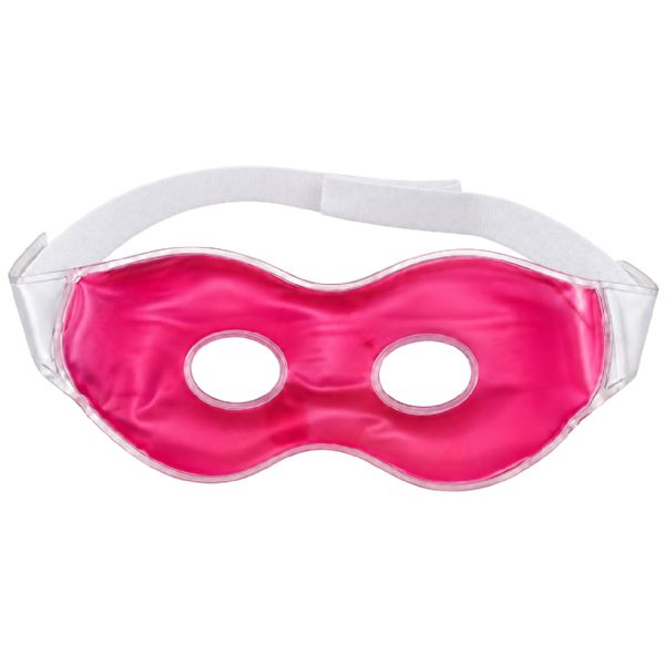 Wholesale Pink Hot & Cold Gel Eye Mask With Adjustable Strap