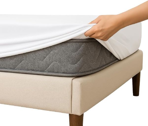 Soft Comfort Fitted Mattress Cover - Water And Dust Resistant, Noiseless Polyester For Clean, Dry Sleep Experience (full)