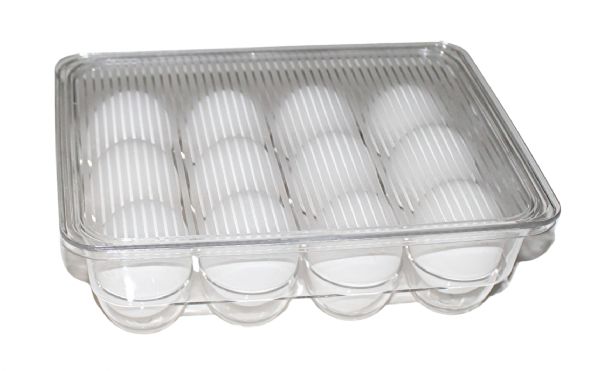 Wholesale Stackable Plastic Egg Holder For Refrigerator With Lid