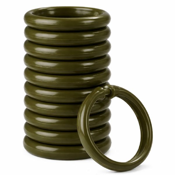Wholesale Shower Curtain Hooks 12 Pack Fits All Standard Size Shower Rods Olive Green