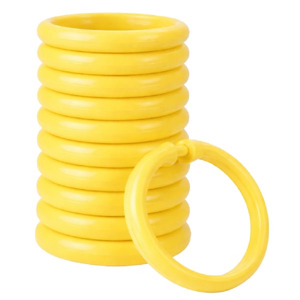 Wholesale Shower Curtain Hooks 12 Pack Fits All Standard Size Shower Rods Yellow