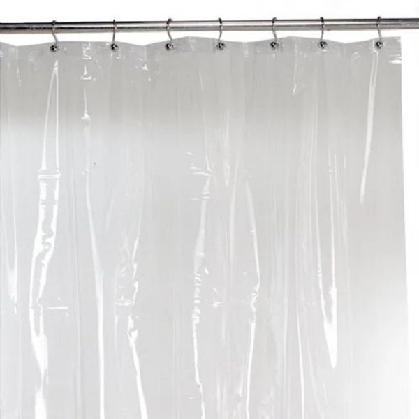 Vinyl Shower Curtain Liner Frosted Clear 70 In X 72