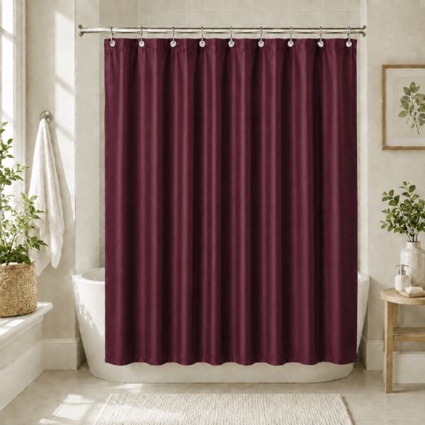 Wholesale Eva Shower Curtain Liner Burgundy