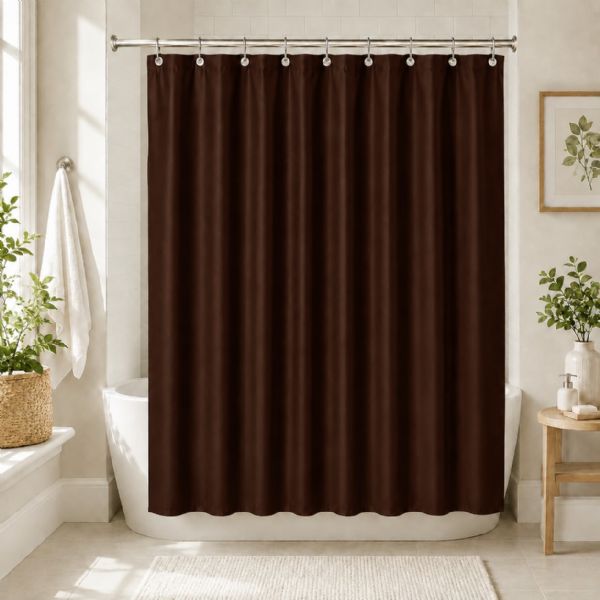 Wholesale Eva Shower Curtain Liner Brown