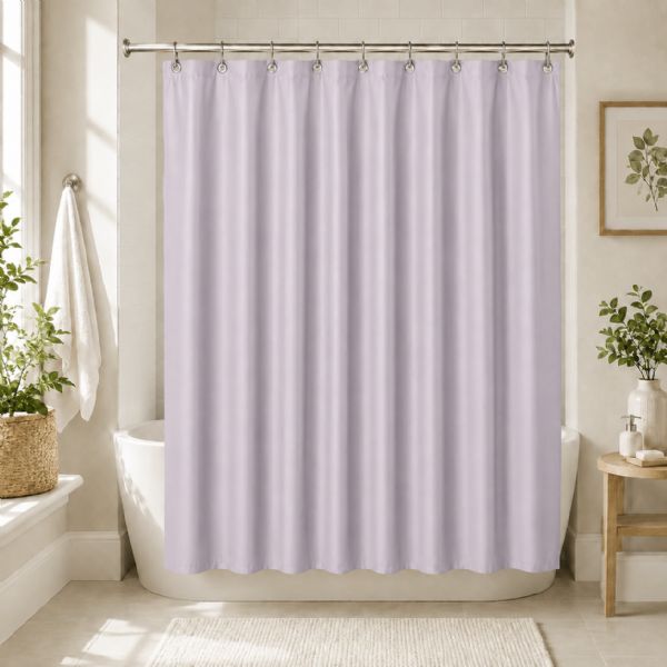Wholesale Eva Shower Curtain Liner Lilac
