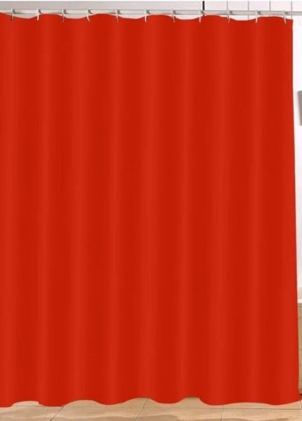 Red Shower Curtain Liner Pvc 70" X 72"
