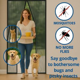 Wholesale BuG-Out Magnetic Mesh Screen Door - Ensure Bugs & Mosquitoes Are Kept Out , Pet Friendly, Toddler Friendly