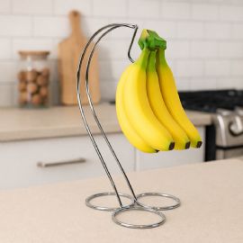 Wholesale Chrome Banana Stand Tree Fruit Holder Rack