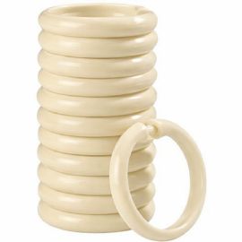 Wholesale Shower Curtain Hooks 12 Pack Fits All Standard Size Shower Rods Beige