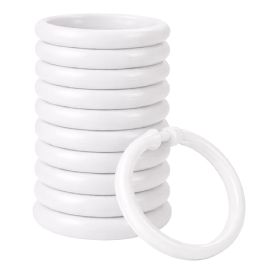 Wholesale Shower Curtain Hooks 12 Pack Fits All Standard Size Shower Rods White