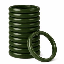 Wholesale Shower Curtain Hooks 12 Pack Fits All Standard Size Shower Rods Hunter Green