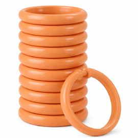 Wholesale Shower Curtain Hooks 12 Pack Fits All Standard Size Shower Rods Orange
