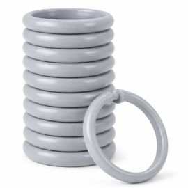 Wholesale Shower Curtain Hooks 12 Pack Fits All Standard Size Shower Rods Gray